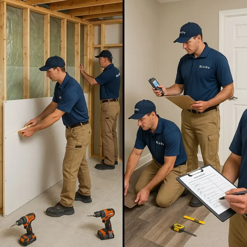 Repairs and Reconstruction process in Leon County, TX